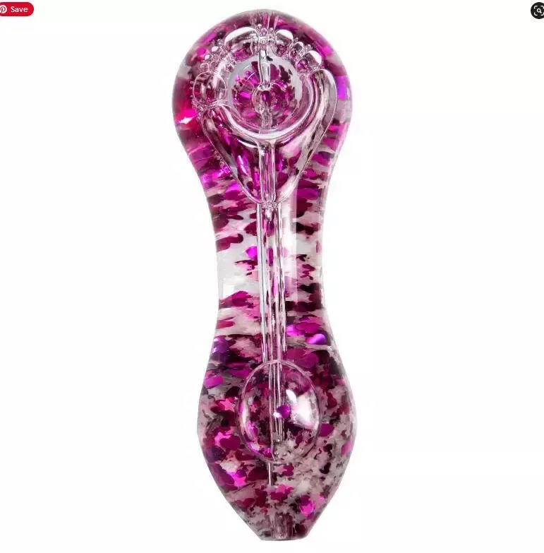 5 inch Glass Pipe Glow in the dark Freeze