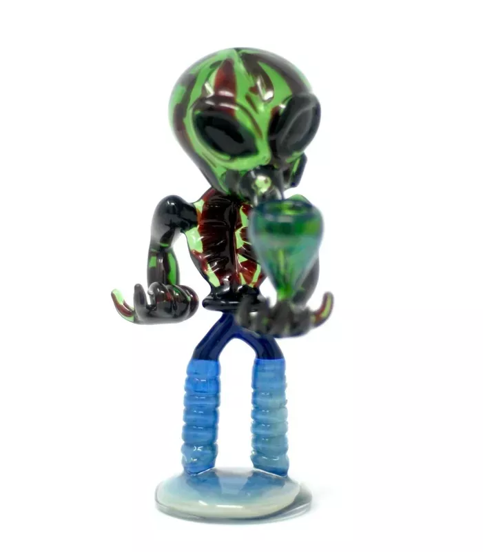 7 ” Paul Alien Glass pipes glass smoking pipes glass water pipes