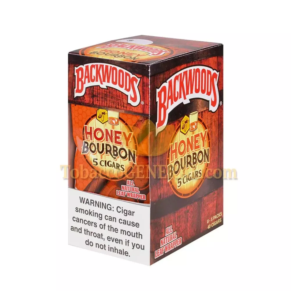Backwoods Honey Bourbon Cigars 8 Packs of 5