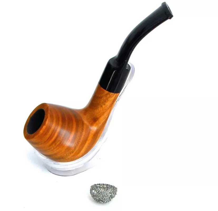 Billiard sandal wood hand craft Tobacco Pipe, 4.5 ” long,