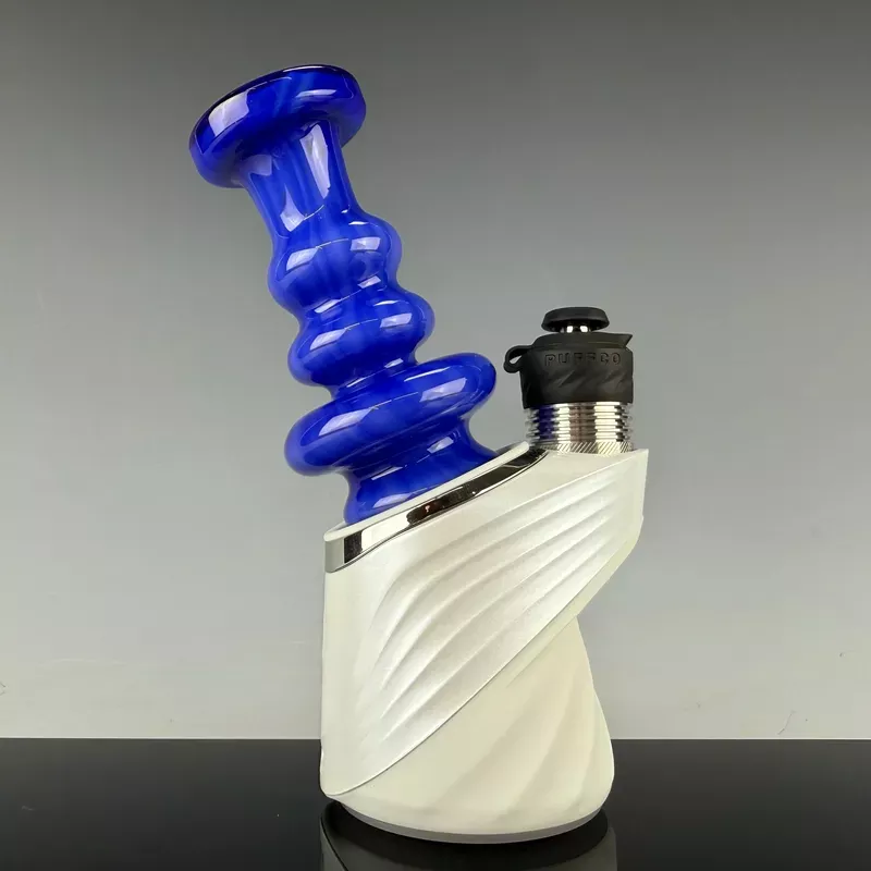 “Brilliant Blue over Purple ” Puffco Dry Top by Carsten Carlile