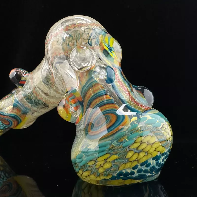 “Chaos ” Tech Hammer Bubbler by Glassberrycupcake