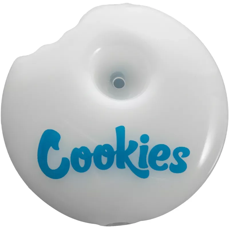 Cookies Glass Cookie-Shaped Hand Pipe with Color Options