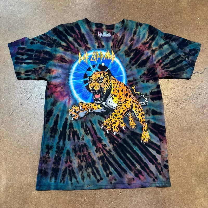“Def Leppard ” Tie Dye by Vile Tie Dyes