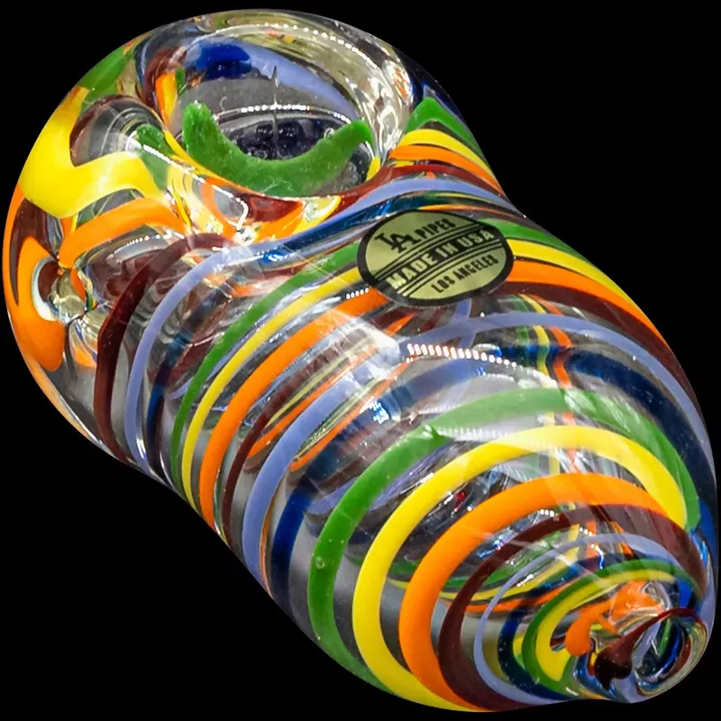 “Easter Egg ” Rainbow Swirl Heavy Egg-Shaped Pipe