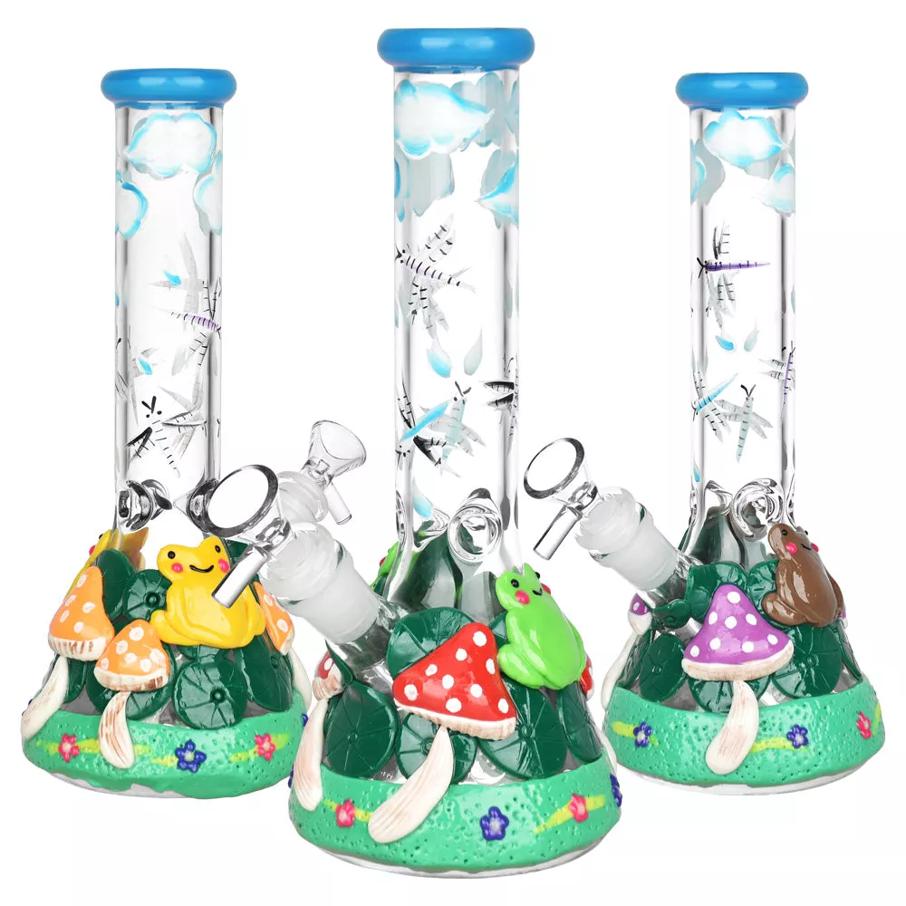 Froggy Friend Fun-guy Beaker Water Pipe | 10 ” | 14mm F