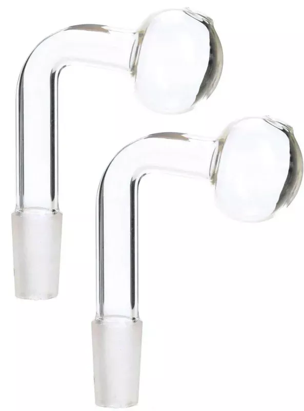 Glass Oil Burner Pipe attachment for Water Pipe,Set of 2