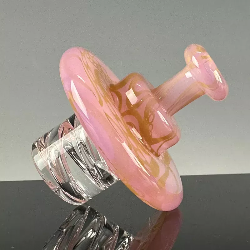 “Gold Fume over Pink Slyme ” Autospinner Carb Cap by El3ctroB