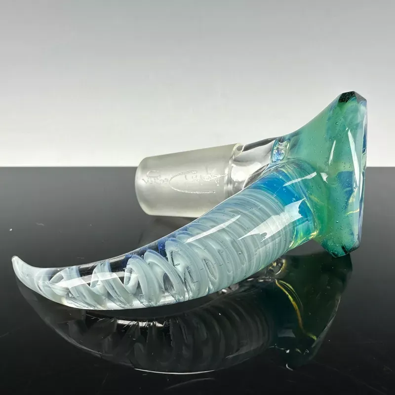 “Hydro, Ghost, Metarerrania ” Faceted 18mm Slide by Apix Designs