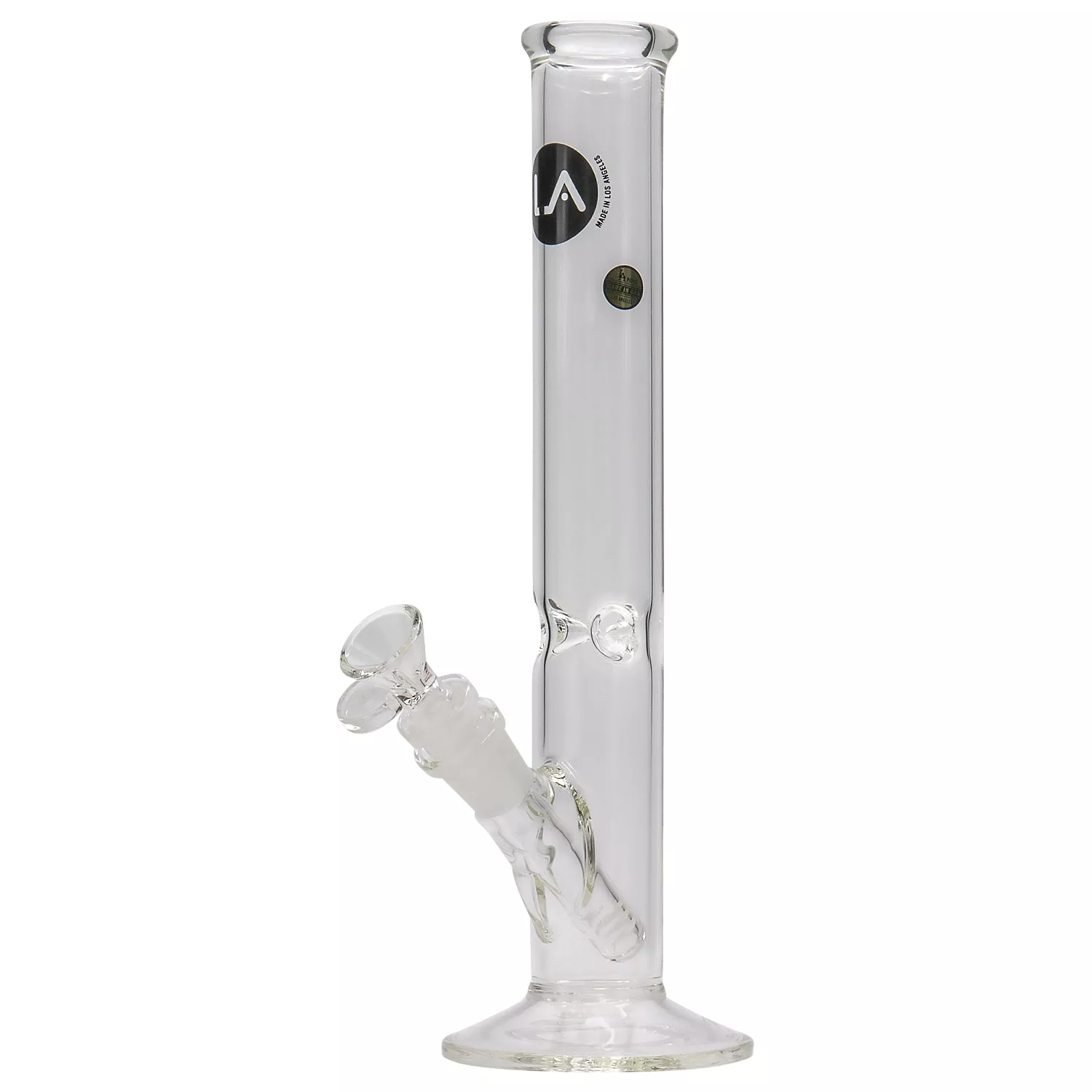 LA Pipes 12 ” Clear Straight Shot Bong