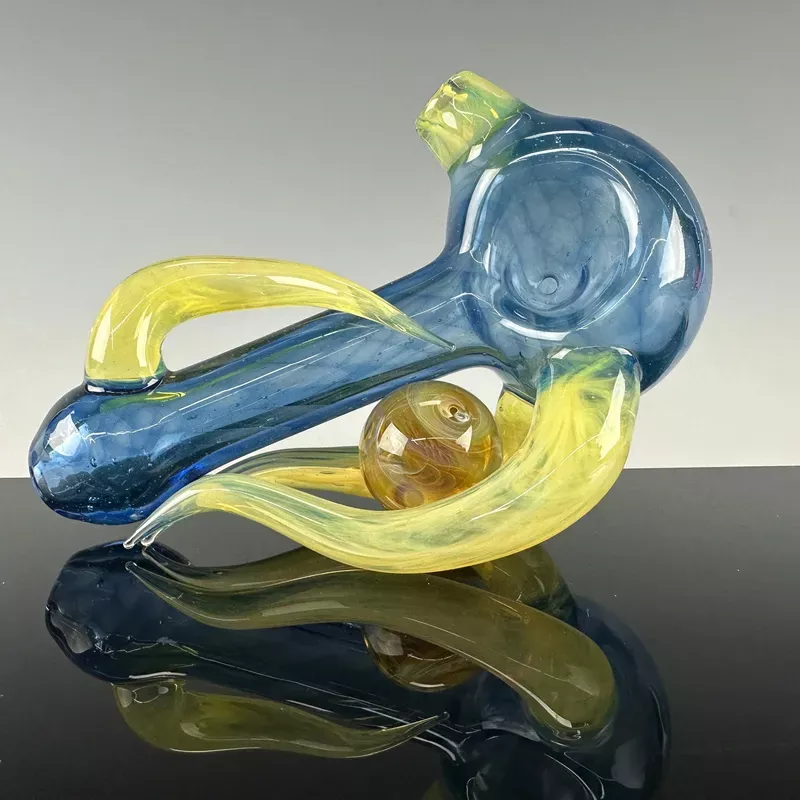 “Marble Spinner ” Handpipe by Xen Glass