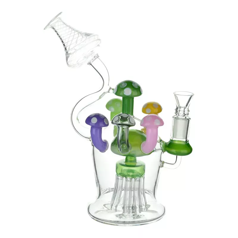 Mushroom Toadstool Bong – 9 in