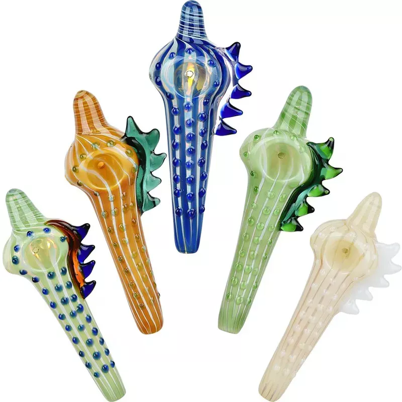 Sea Dweller Glass Hand Pipe | 5 ” | Assorted Colors | 10ct Bundle