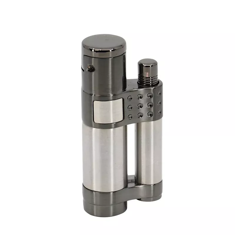 Vector – Stratos – Single Flame Torch Lighter – Gunmetal Satin